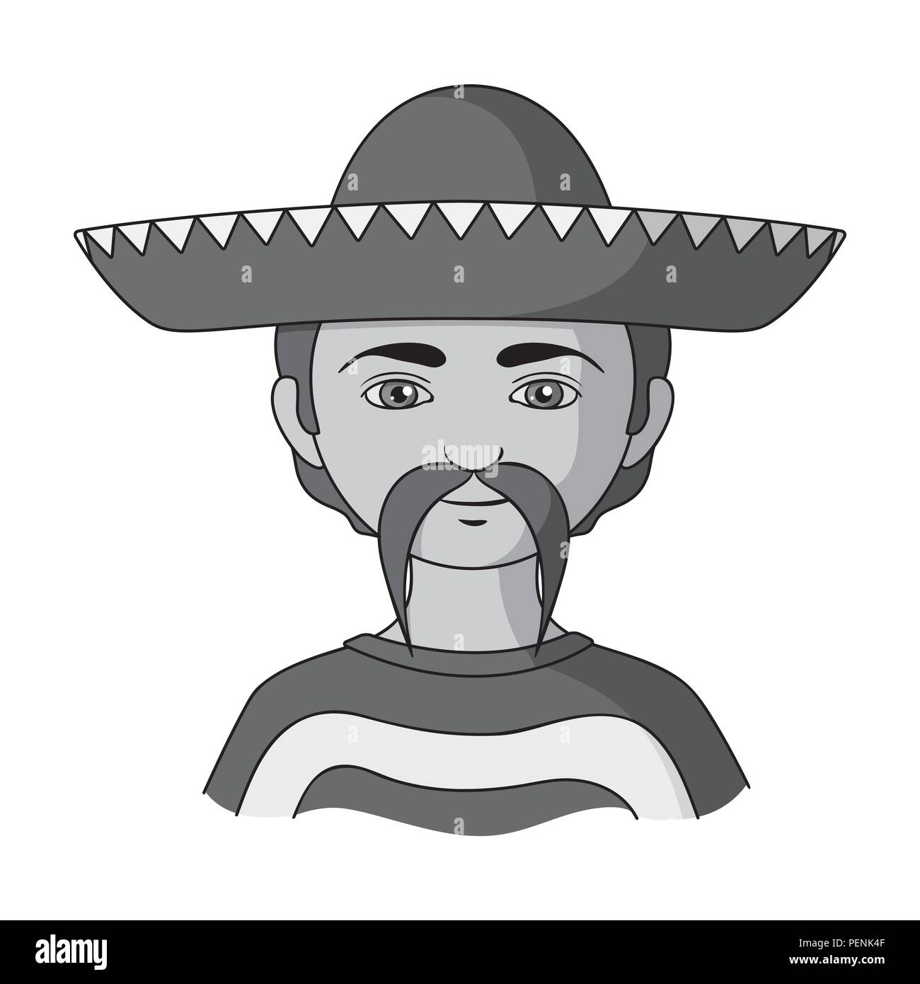 appearance,contrast,human,icon,illustration,isolated,logo,man,mexican ...