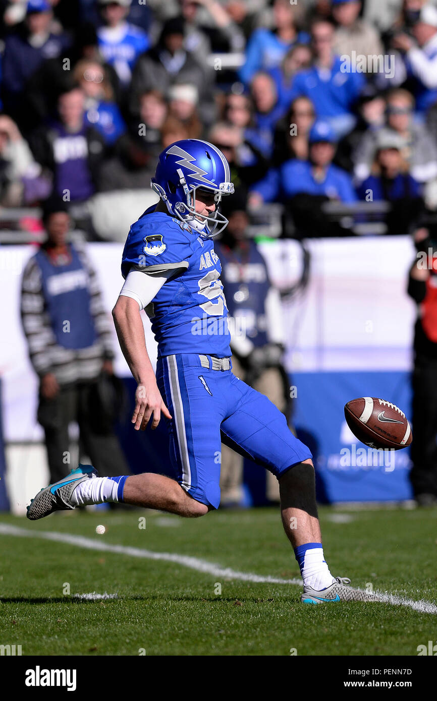Falcons Kicker Luke Strebel A Sophomore Punts On Fourth Down As