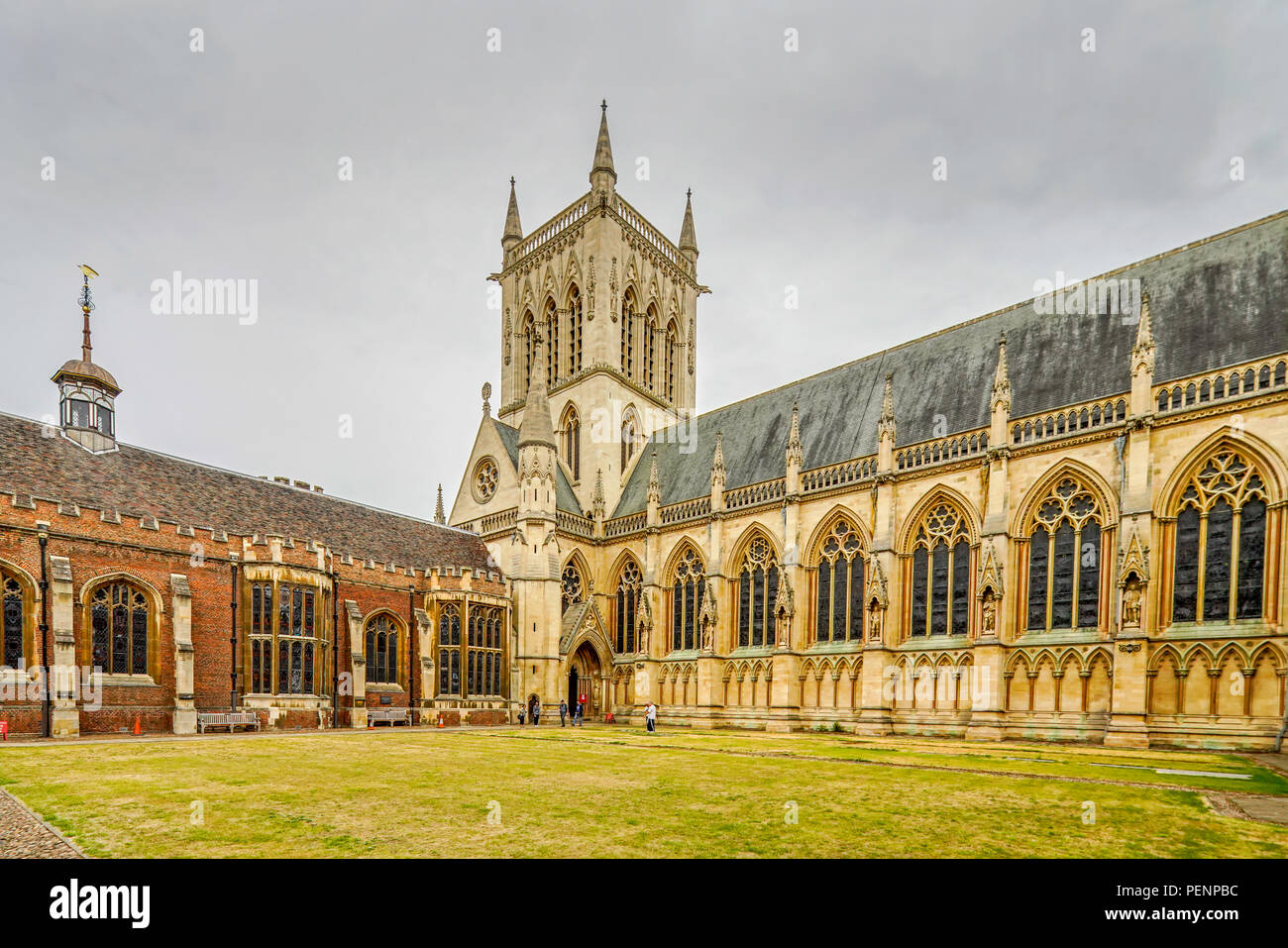 St Johns College in Cambridge, U.K. Stock Photo
