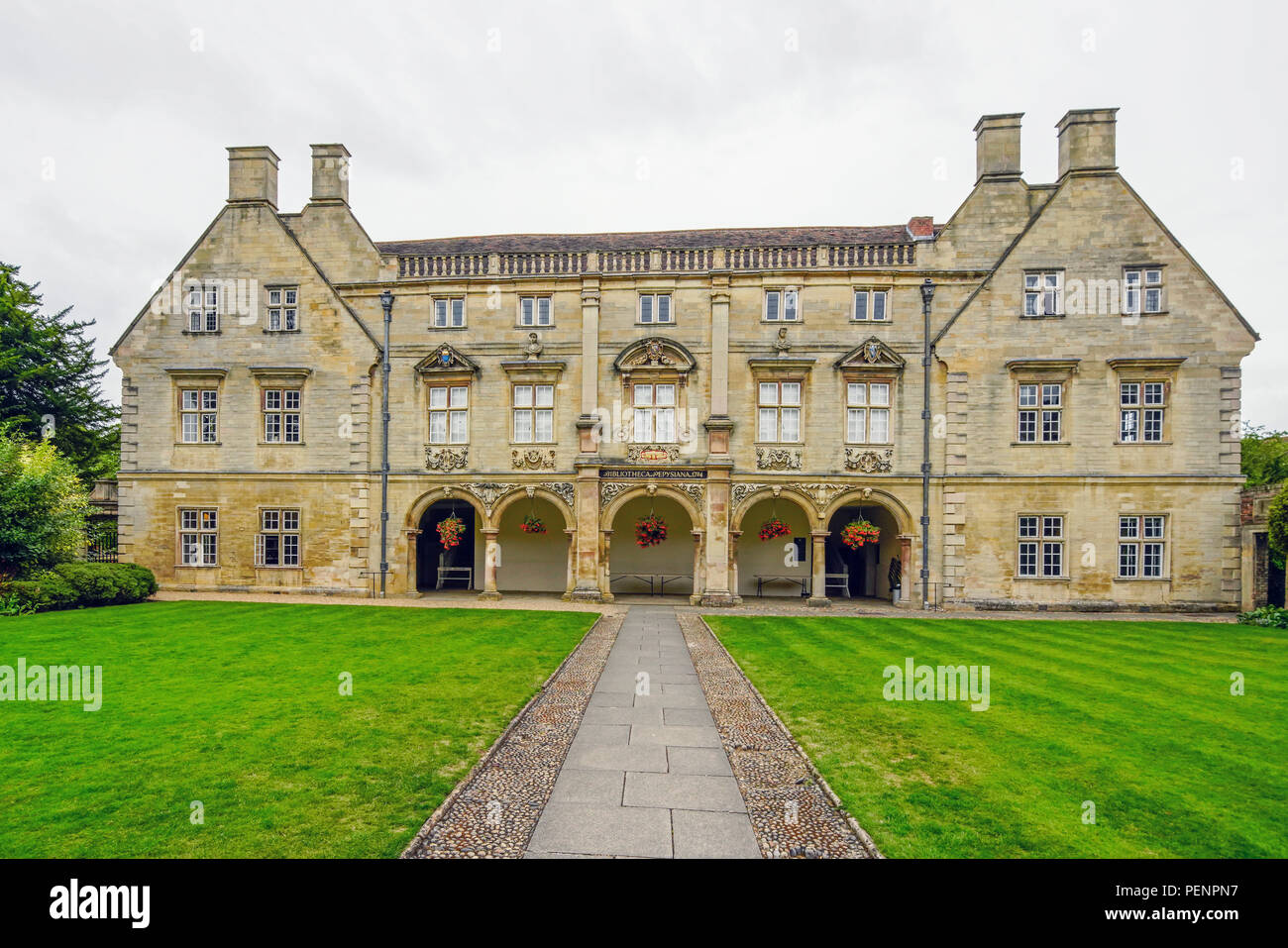Pepys Library, Magdalene College Cambridge University, England, U.K. Stock Photo