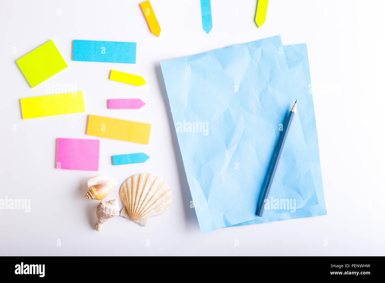 different post it notes