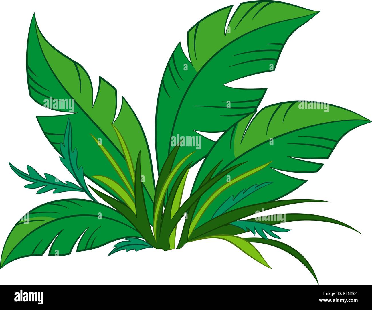 Plant with Green Leaves Stock Vector Image & Art - Alamy