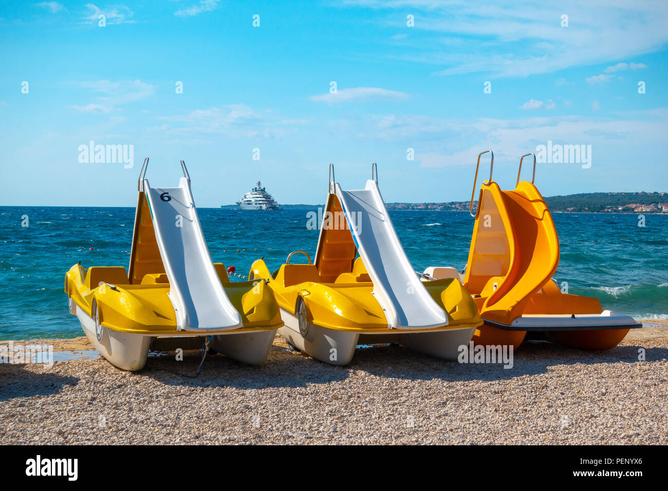 Sea pedal boat slide hires stock photography and images Alamy