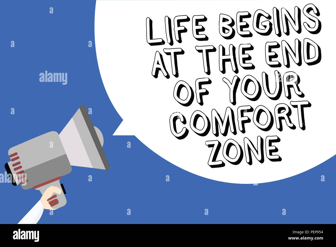 Handwriting Text Writing Life Begins At The End Of Your Comfort