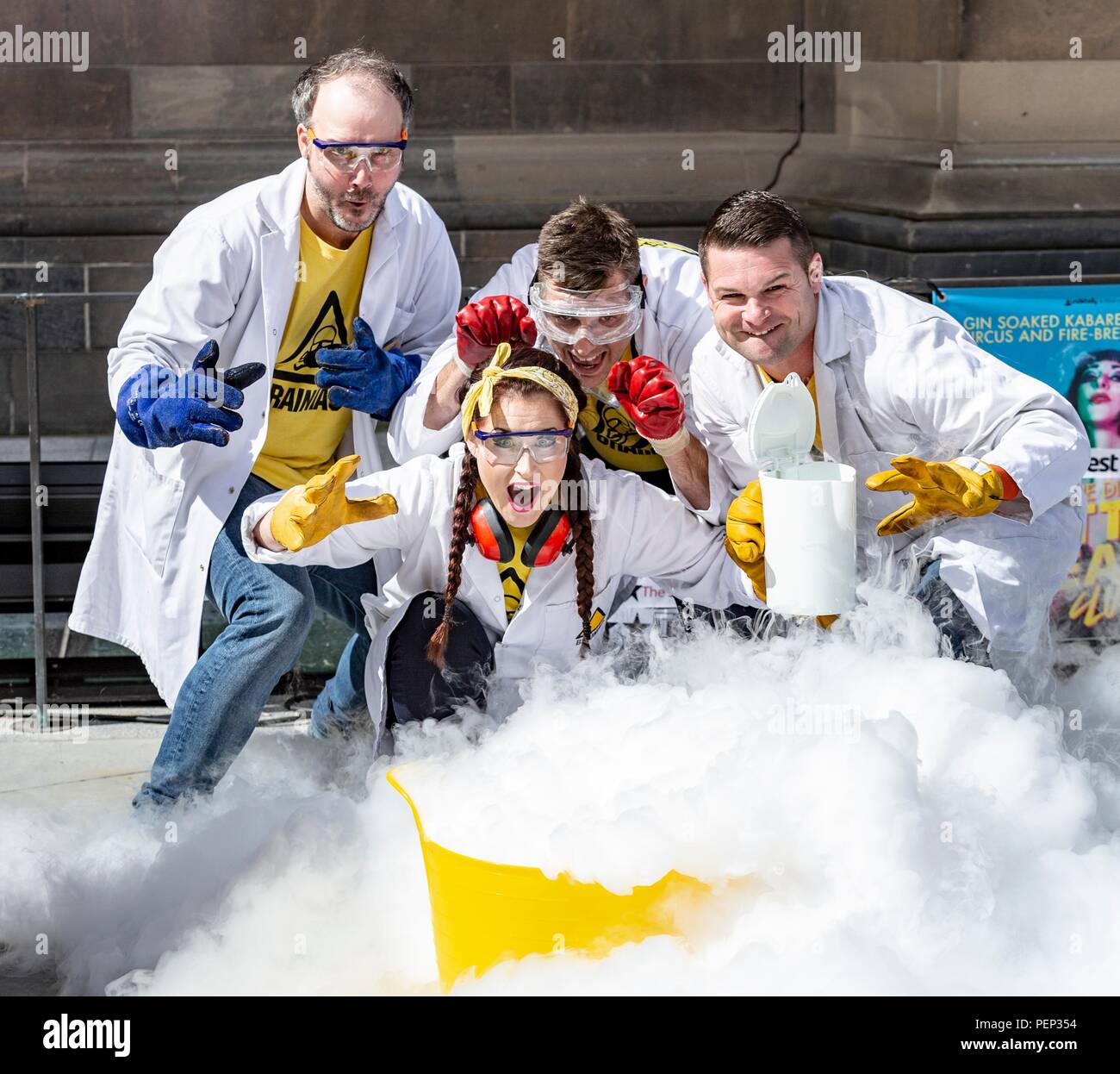 Edinburgh fringe show brainiac live hi-res stock photography and images ...