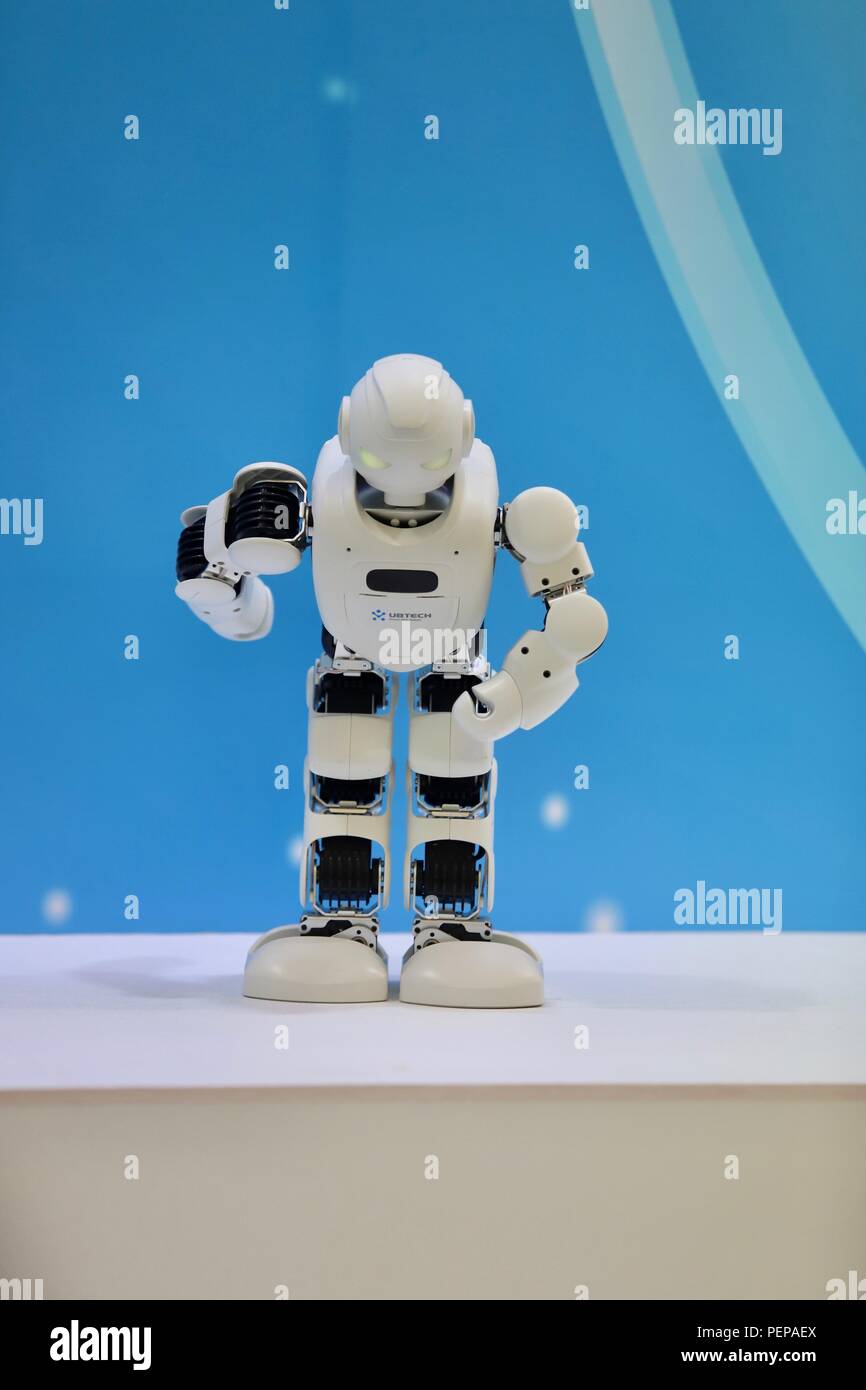 Beijing, China. 17th Aug, 2018. Beijing, CHINA-The World Robot Conference  2018 kicks off in Beijing, China, August 17th, 2018. Credit: SIPA Asia/ZUMA  Wire/Alamy Live News Stock Photo - Alamy