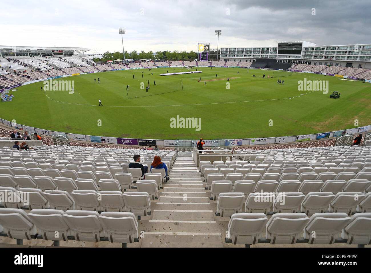 General view of the ground ahead of Hampshire vs Essex Eagles, NatWest