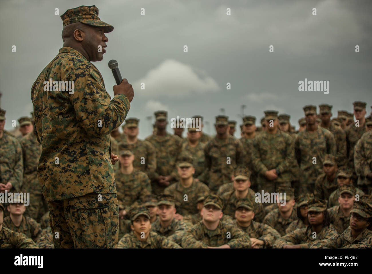 Ron Green First Command Sergeant Major of the Marine Corps, Sgt. Maj. Ronald L. Green ...