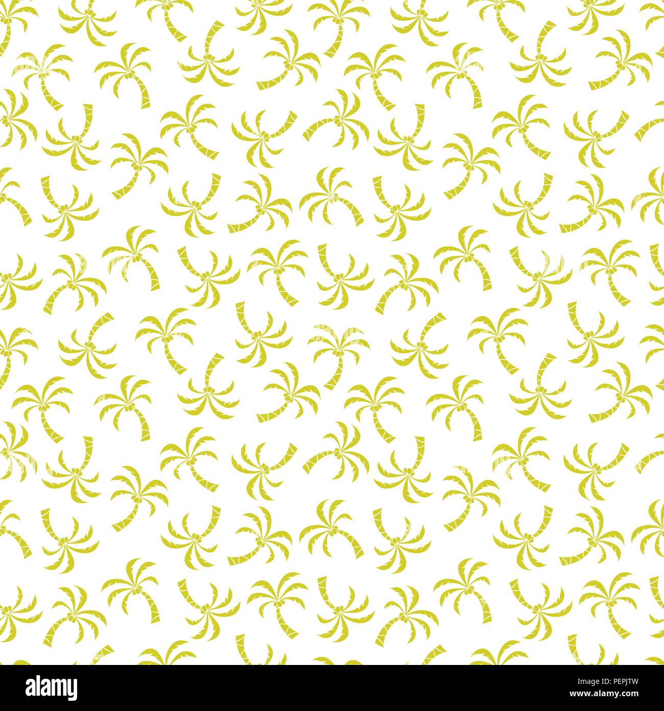 Seamless pattern with palm trees. Vector illustration. Stock Vector
