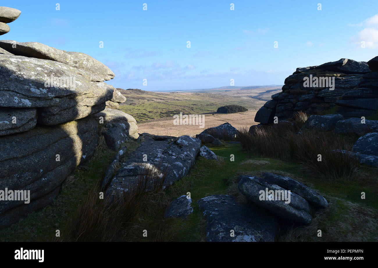 Rough Tor/Brown Willy, Bodmin Moor, Cornwall, 200218 Stock Photo Alamy