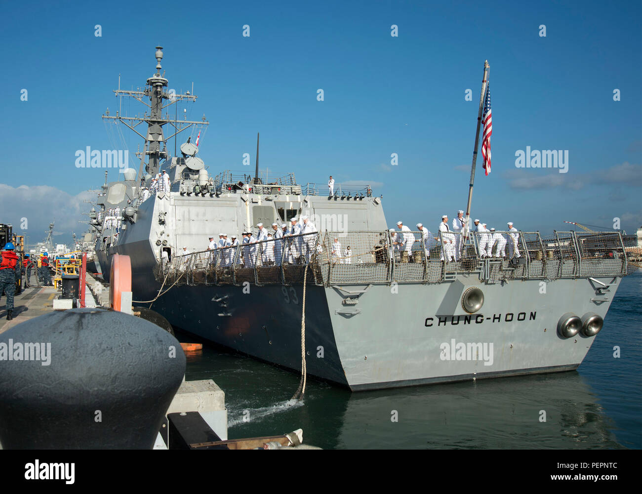 US USN Navy USS Chung-Hoon DDG-93 Destroyer T-Shirt