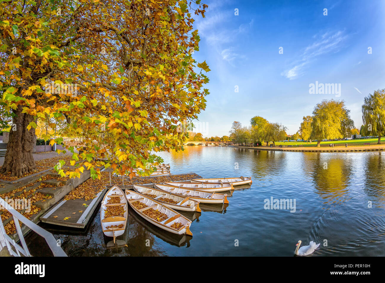 Autumn Season In Stratford upon Avon Stock Photo Alamy