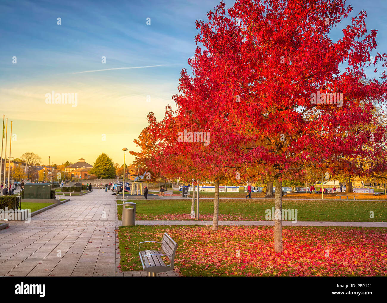 Autumn Season In Stratford upon Avon Stock Photo Alamy