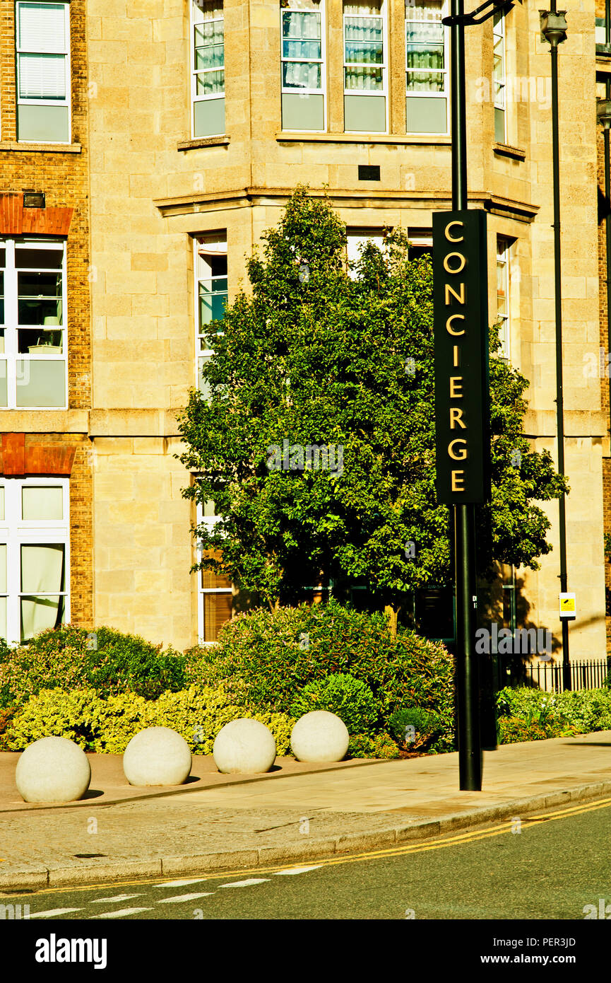 Concierge, Royal Arsenal Riverside,, Woolwich Arsenal, London, England