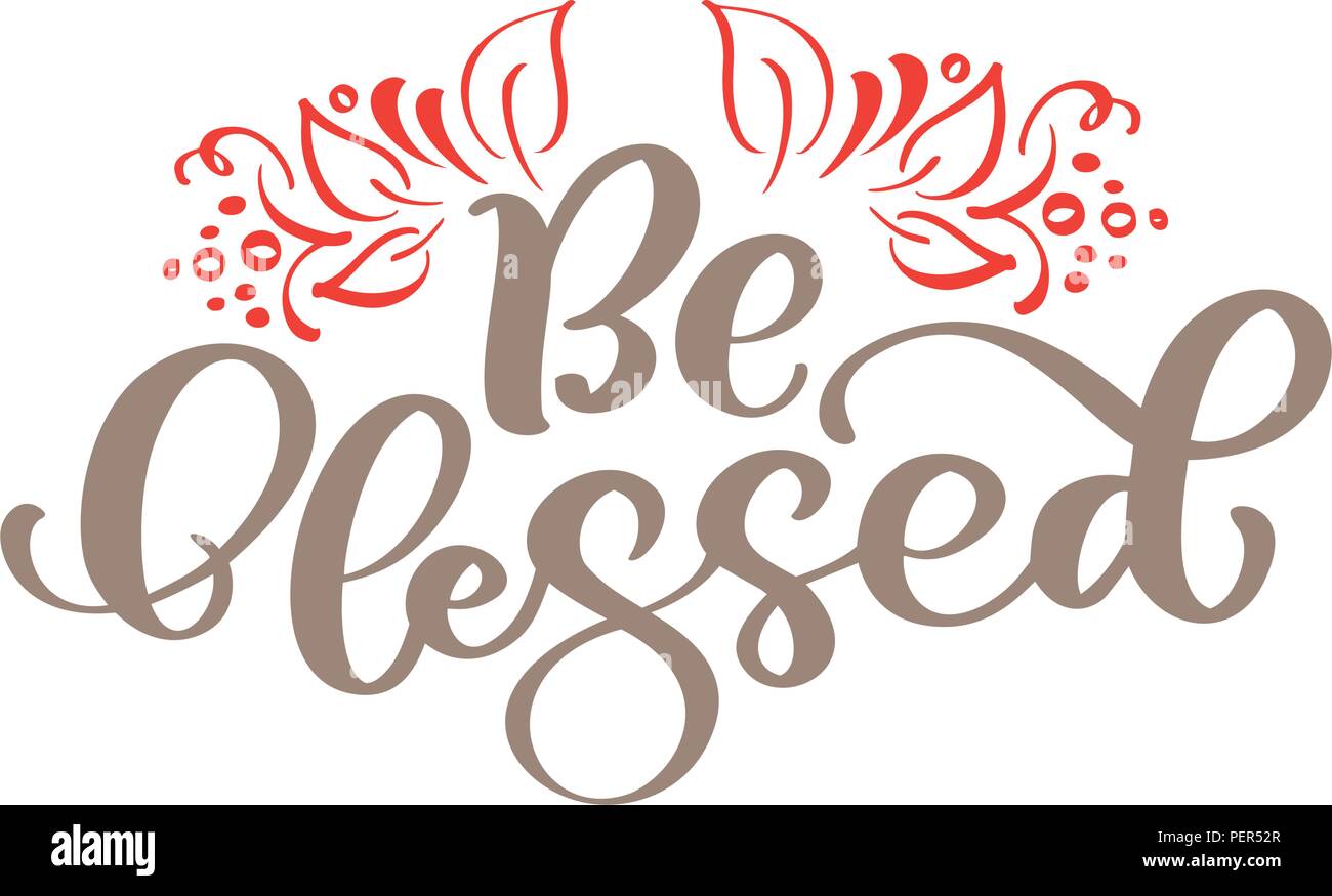 Be Blessed Thanksgiving Lettering And Decor Of Autumn - 