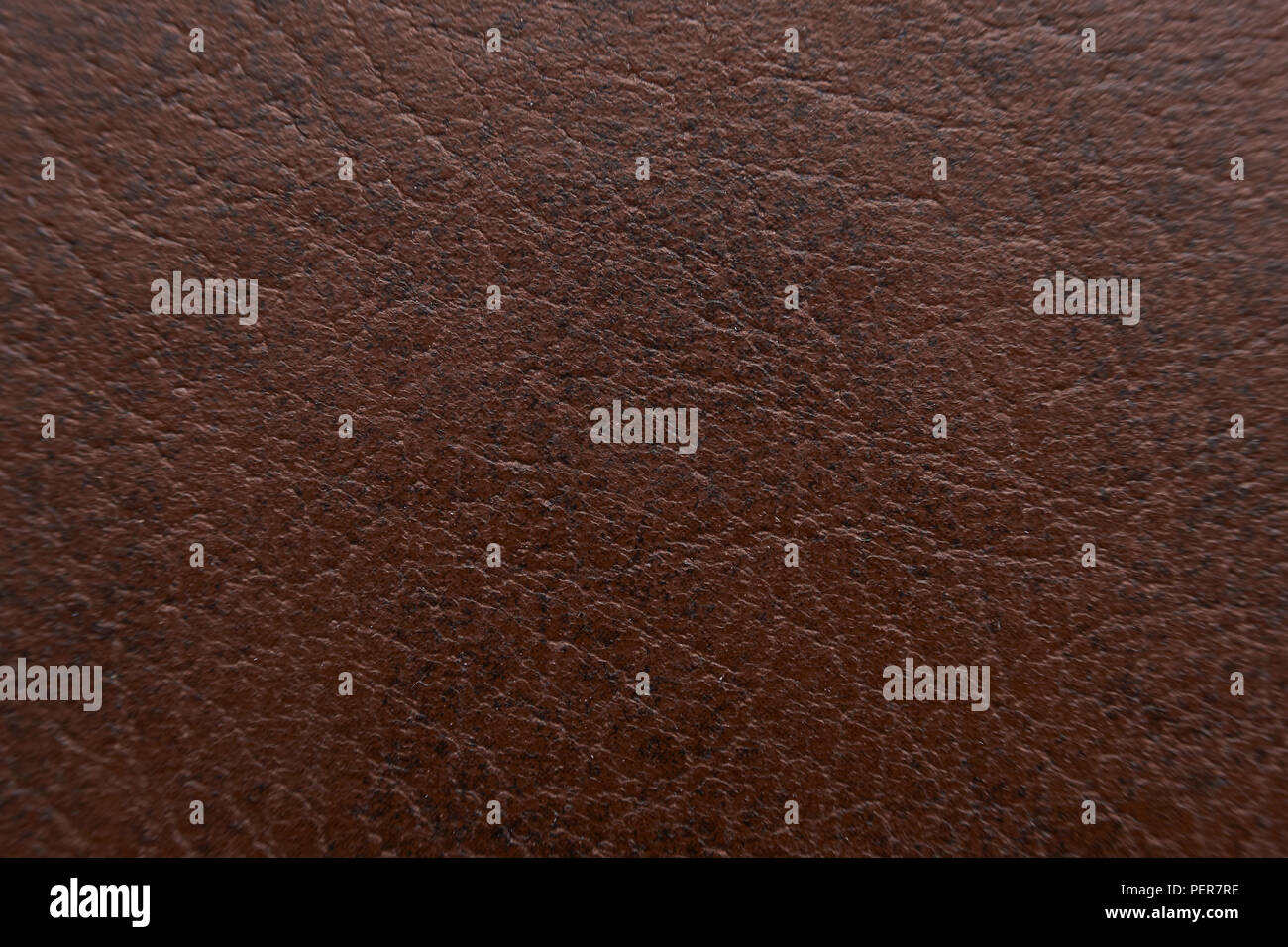 Genuine brown leather texture desktop background Stock Photo