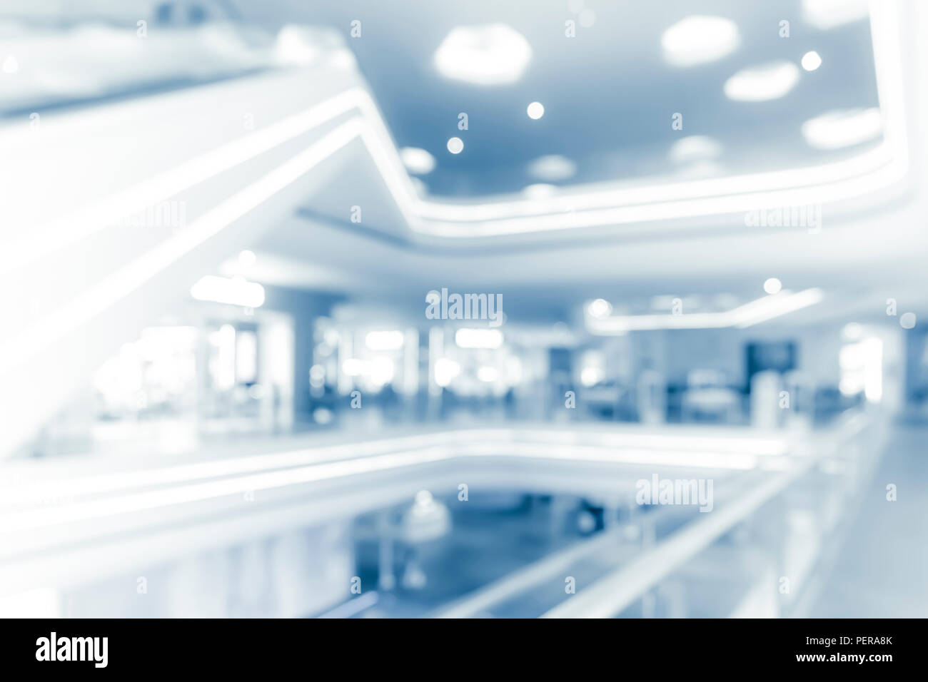 Abstract blur shopping mall interior and retail store for background in ...