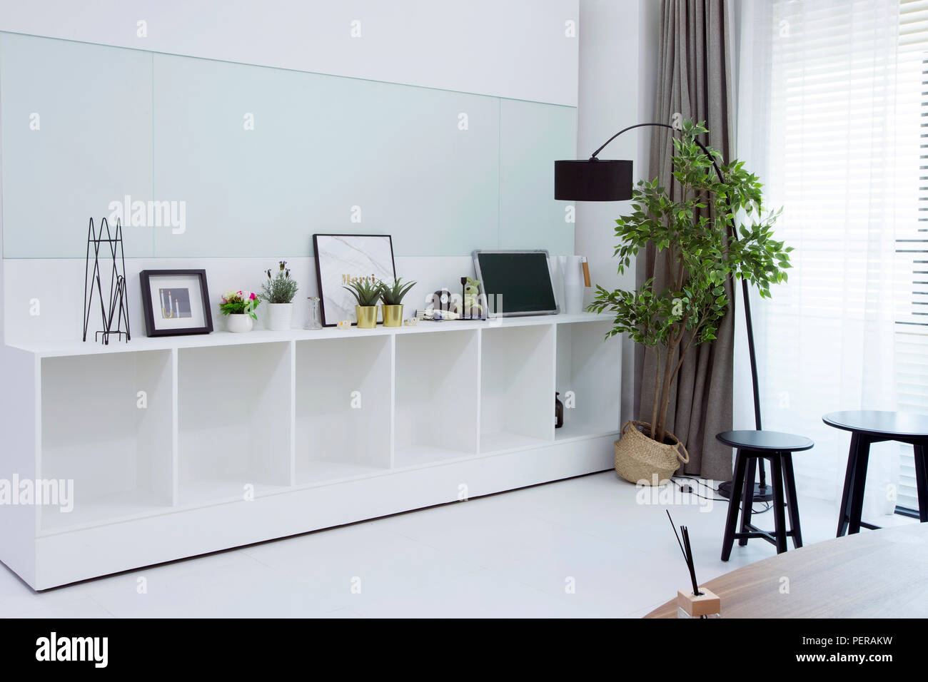 Modern Space Interiors Design Stock Photo Living Room Office Room Restaurant And Hair Salon 037 Stock Photo Alamy