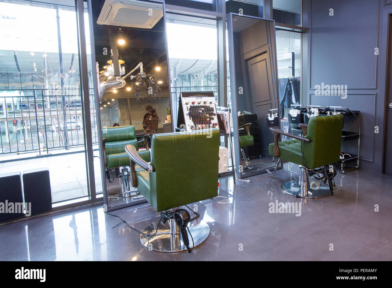 Modern Space Interiors Design Stock Photo Living Room Office Room Restaurant And Hair Salon 015 Stock Photo Alamy