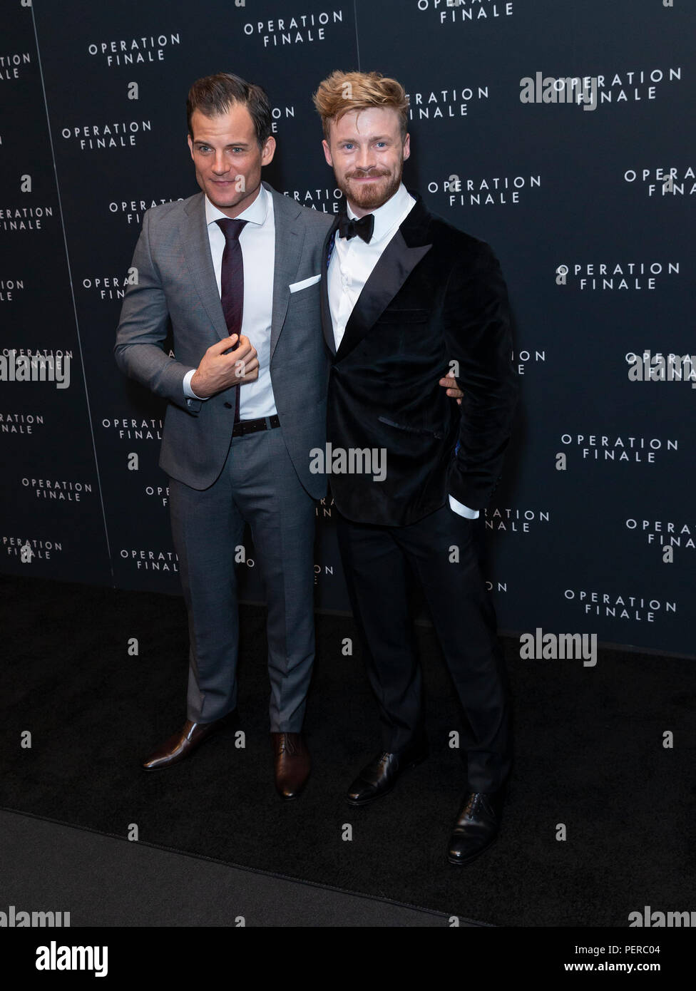 New York, United States. 16th Aug, 2018. Torben Leibrecht, Matthew ...