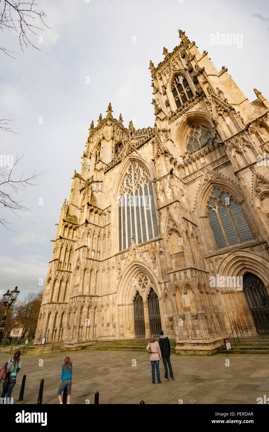 York Minster Cathedral Stock Photo