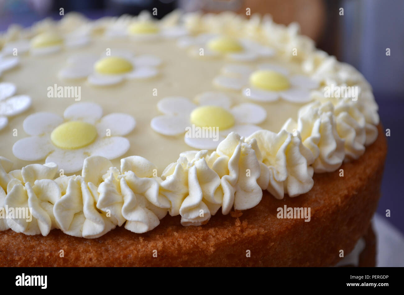 Flower cake Stock Photo