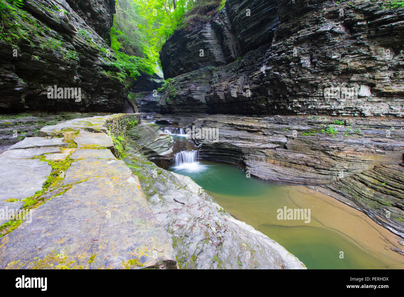 Watkins Glen, New York Stock Photo