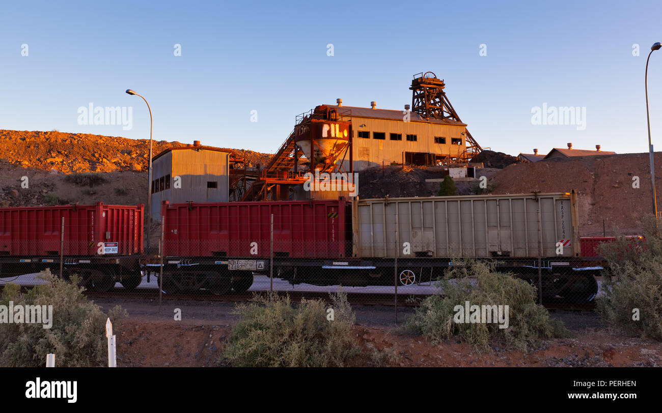 The mining town of Broken Hill in New South Wales Australia Stock Photo
