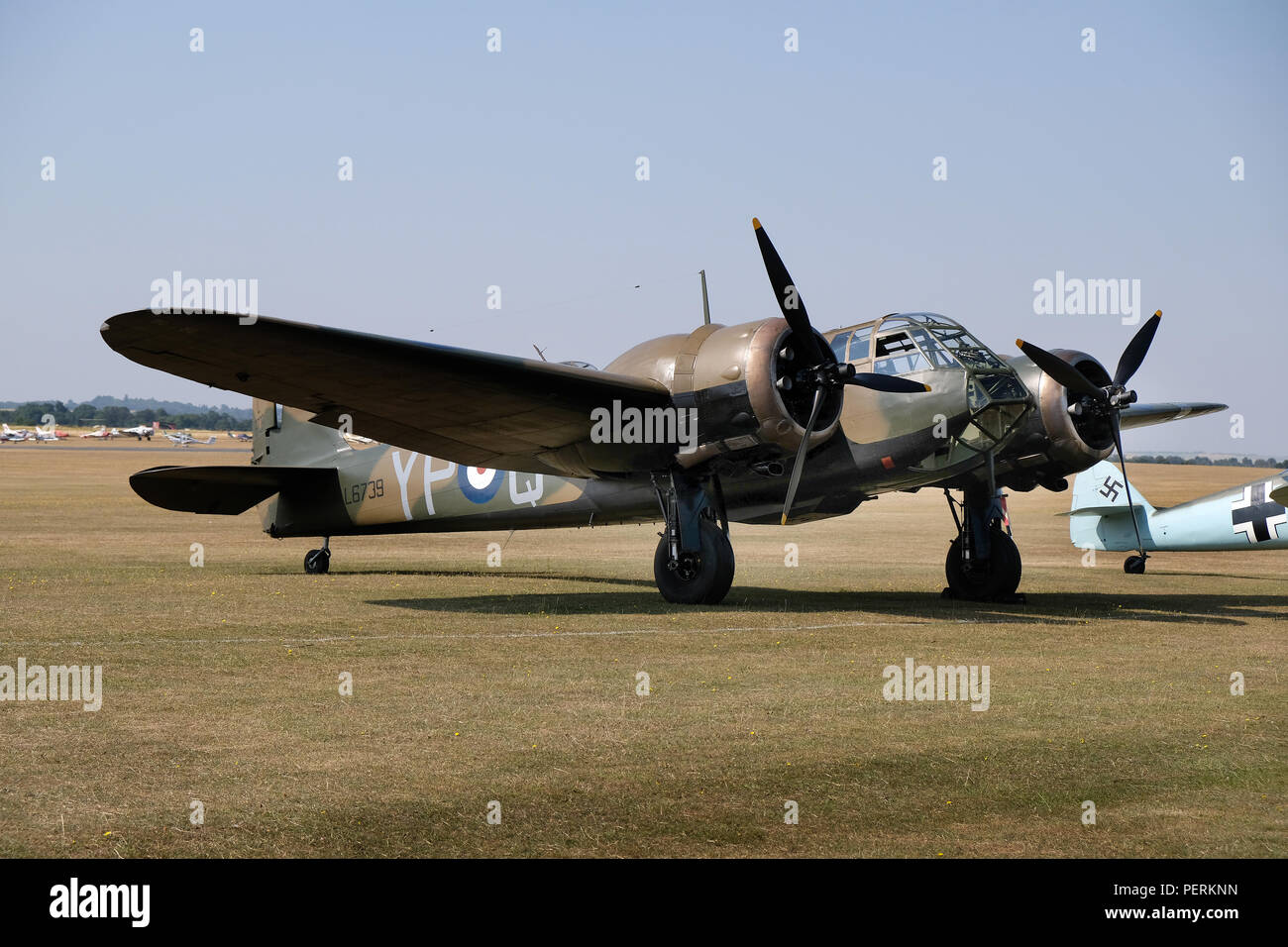British Bristol Blenheim Mk1. early second world war light bomber and night fighter. Stock Photo