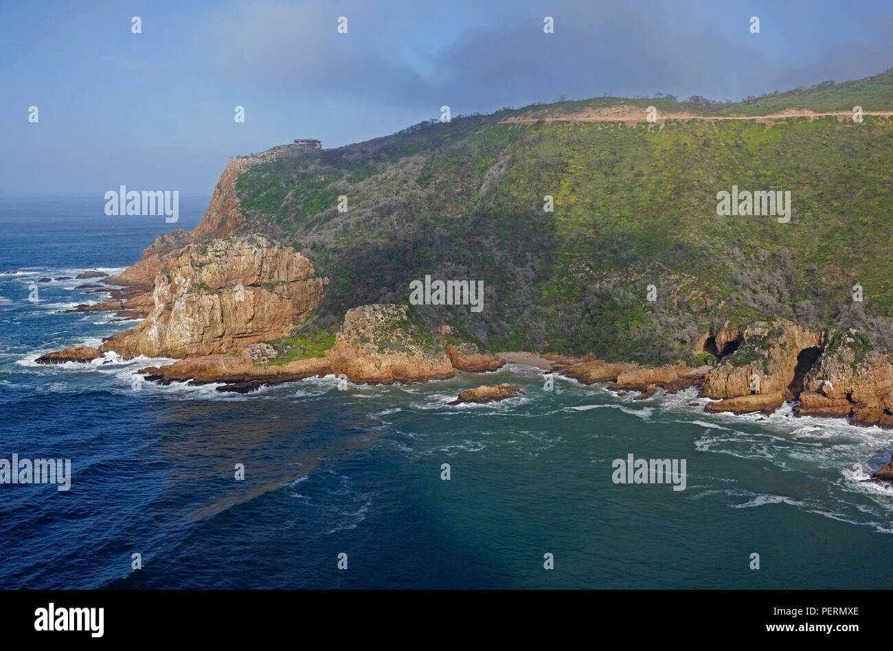 The view from Knysna Heads along the scenic Garden Route of South