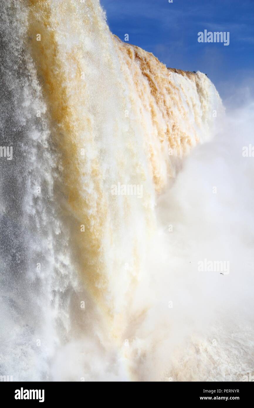 Iguazu Falls National Park in Brazil and Argentina. South America nature. Stock Photo