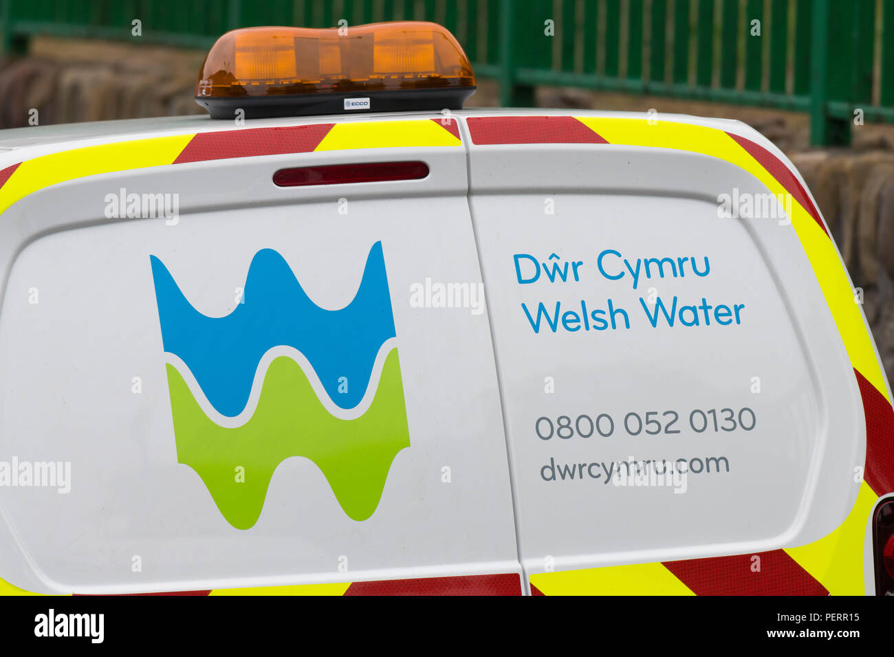 A Welsh Water van see in Cardiff, Wales, UK. Stock Photo