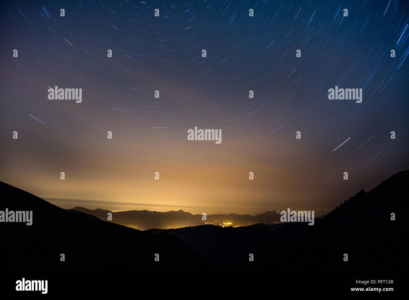 Magic star trails hi-res stock photography and images - Alamy