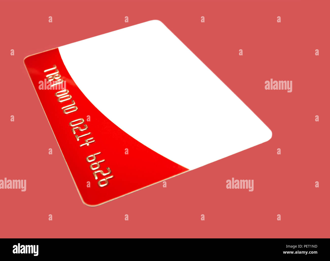 the plastic card; isolated Stock Photo Alamy