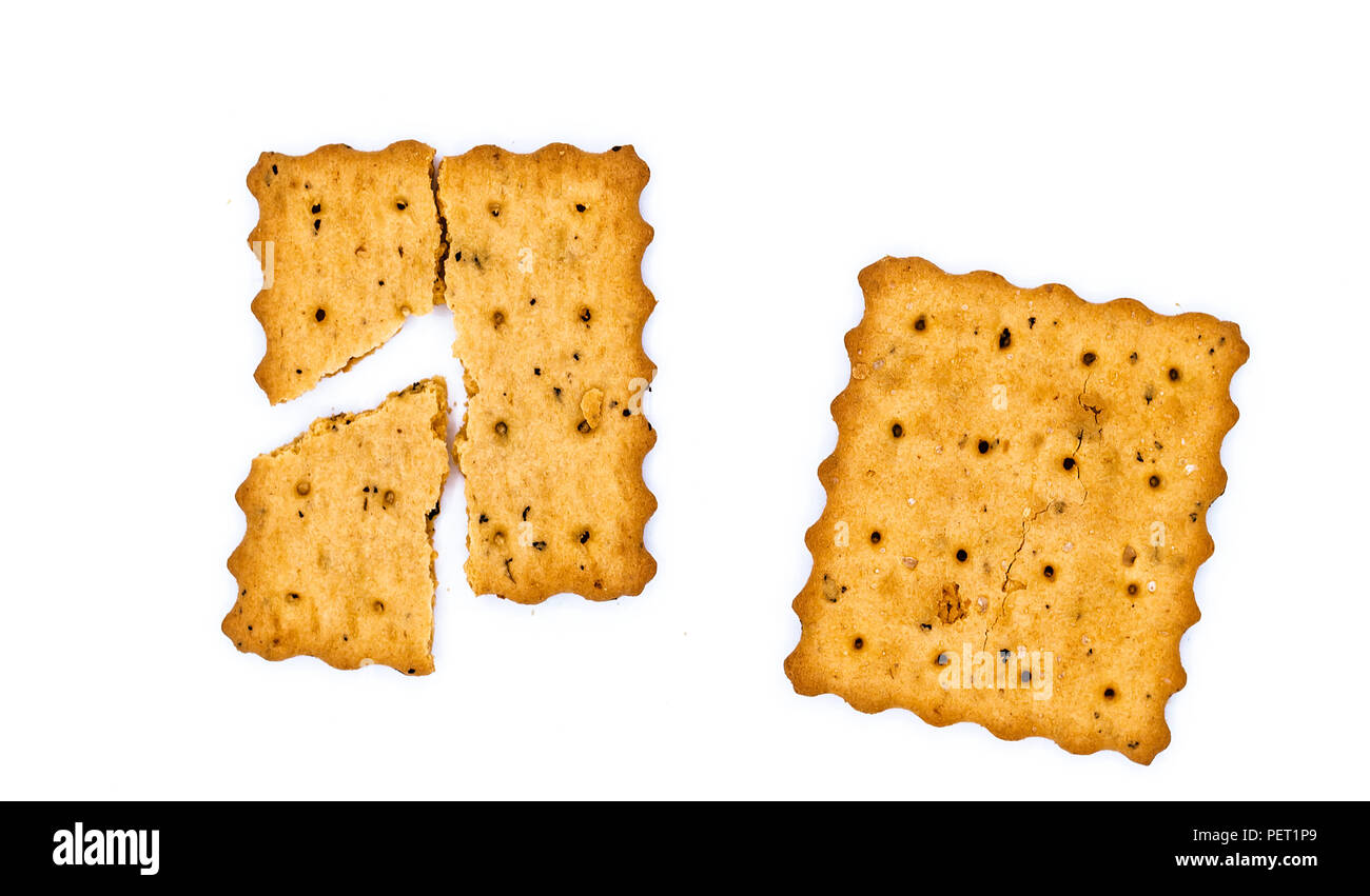 biscuits isolated on white Stock Photo