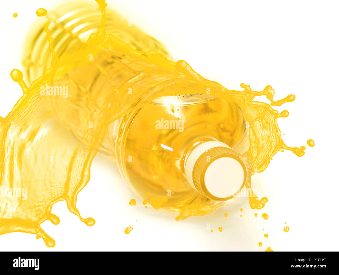 bottle of sunflower oil Stock Photo Alamy