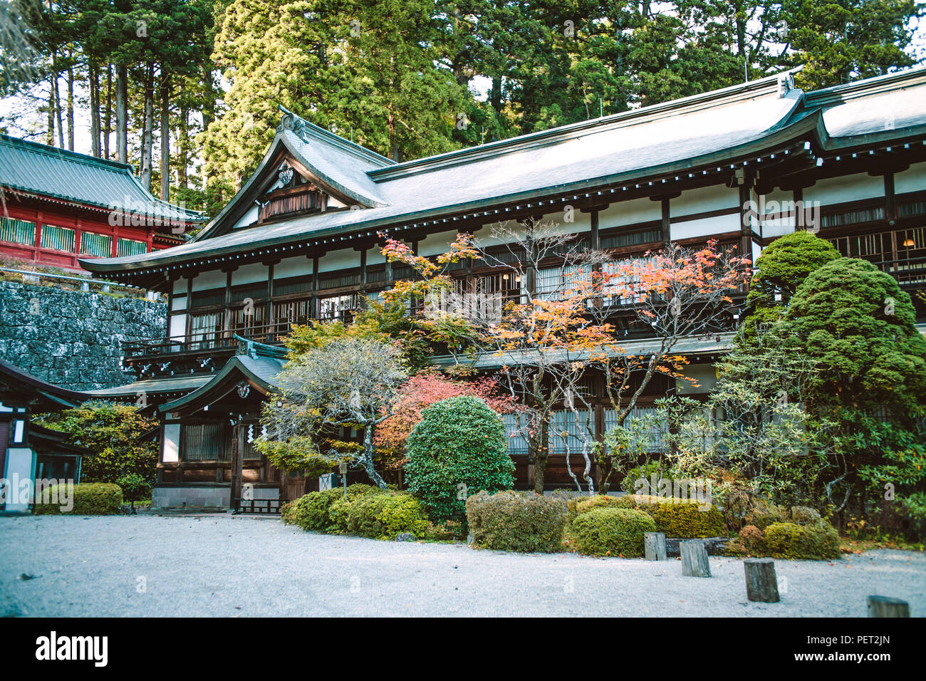 Nikko, Japan Temple Scenery Stock Photo