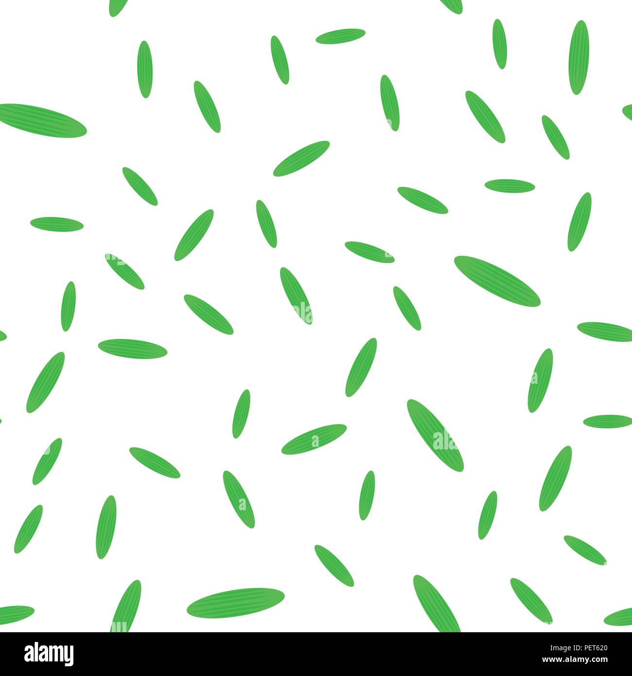 Vector illustration. Seamless pattern. Vegetable set green cucumbers Stock Vector