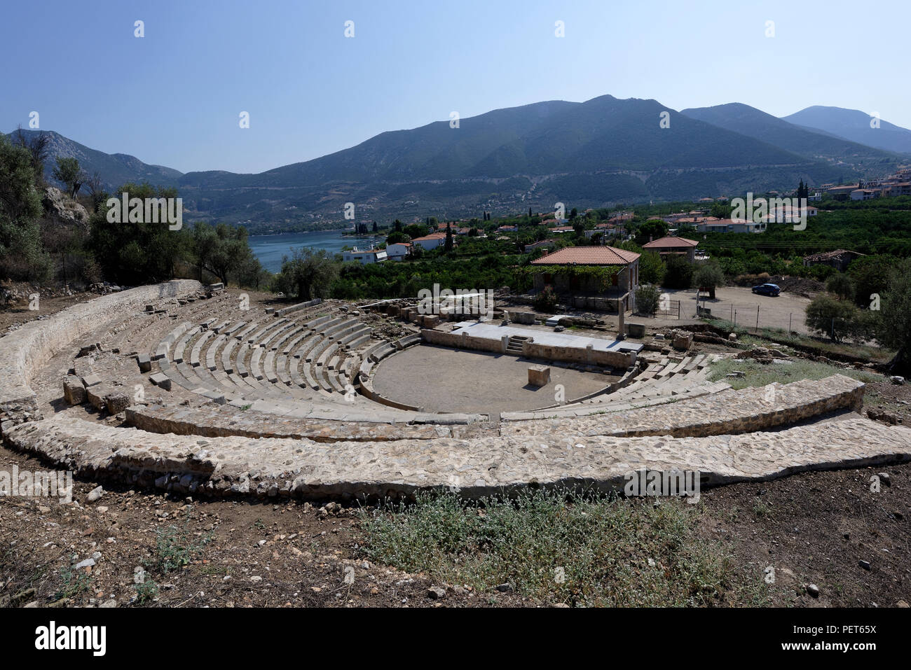 Ancient theatre of epidaurus epidavros hi-res stock photography and ...