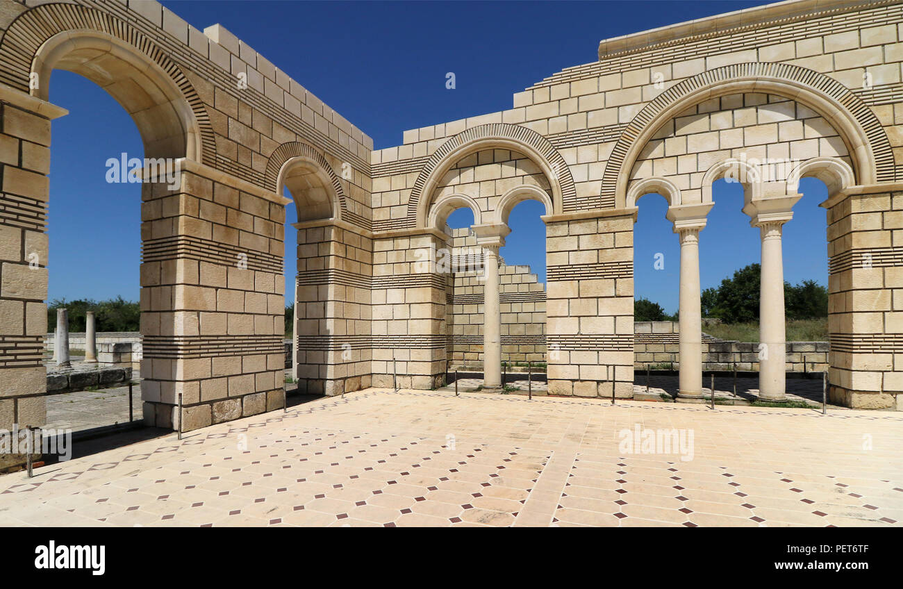 The Great Basilica at the first Bulgarian ancient capital city of ...