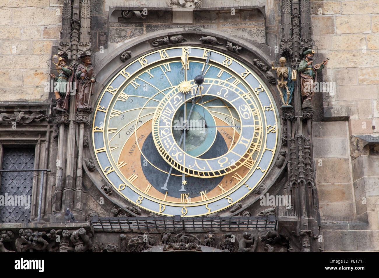 Astronomical clock in Prague, Czech Republic Stock Photo Alamy