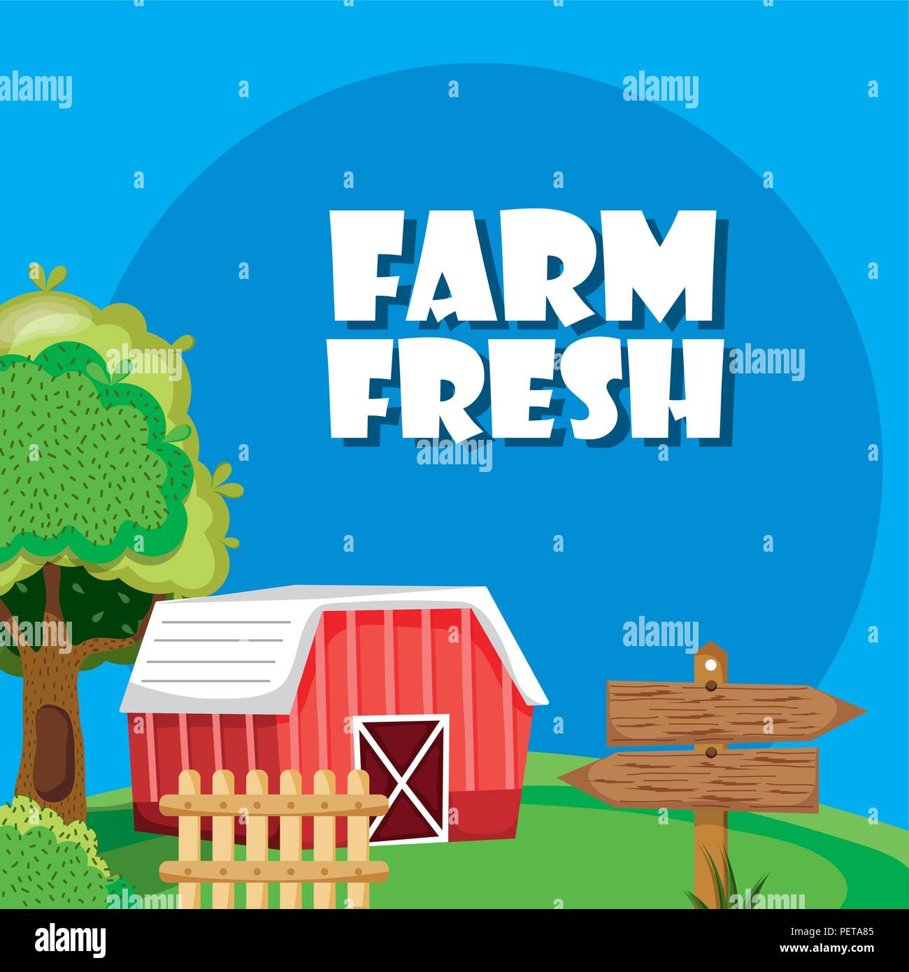 Farm fresh cartoons Stock Vector Image & Art - Alamy