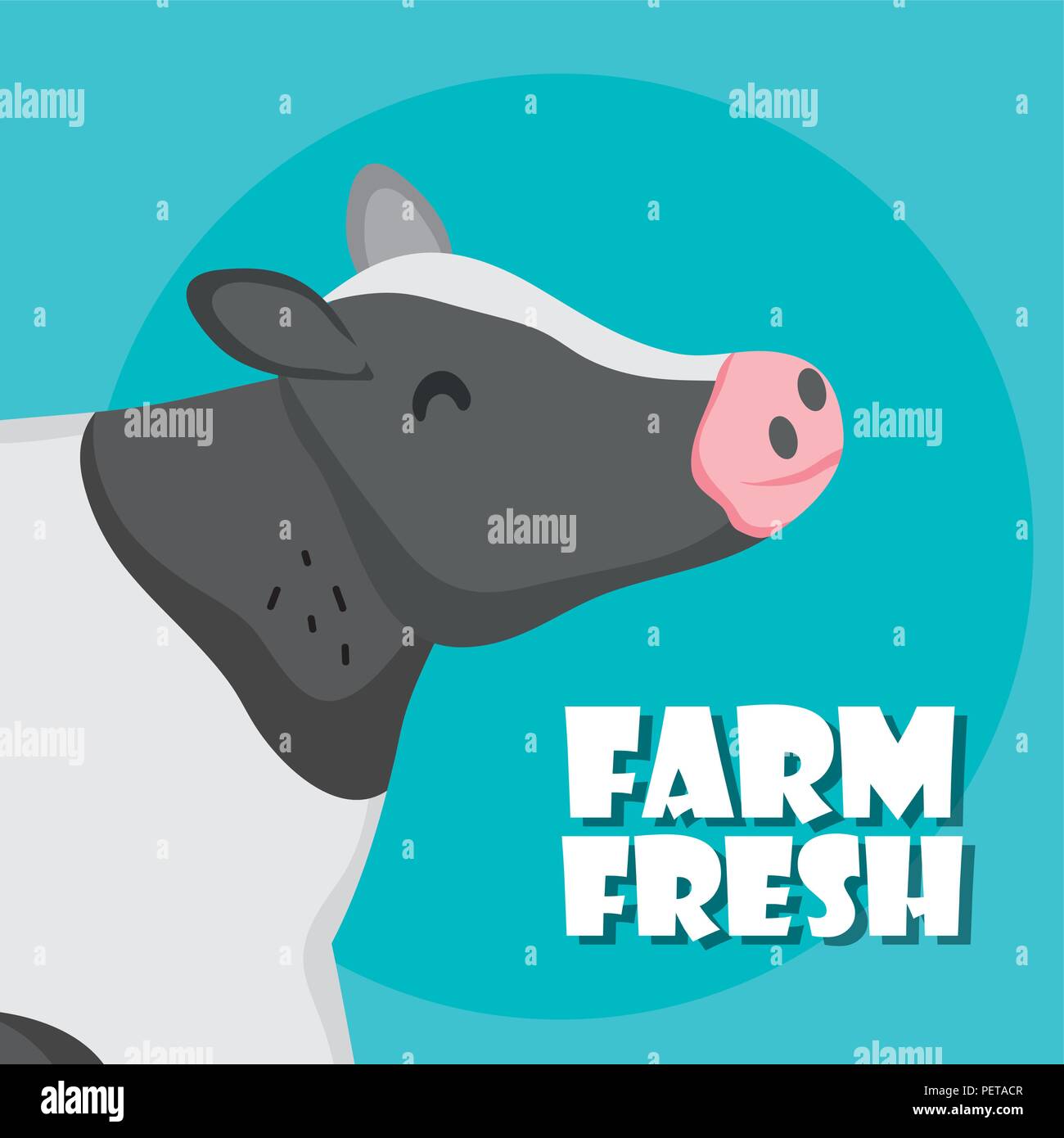 Farm fresh cartoons Stock Vector