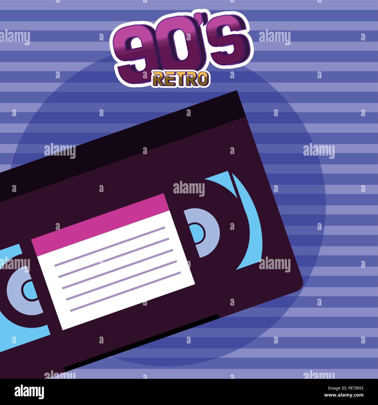 90s retro cartoons Stock Vector