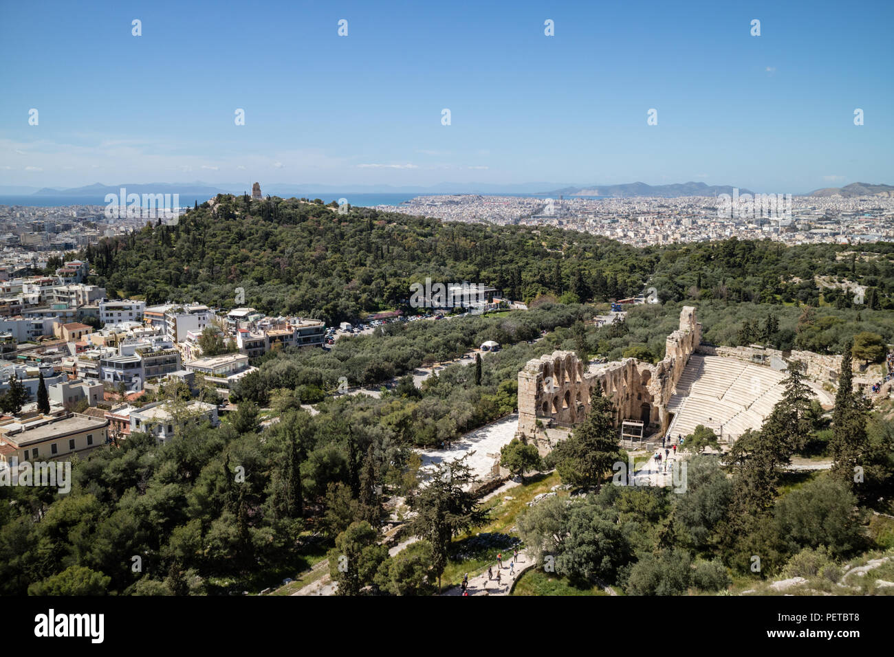 Odeon of Herodes Atticus in Athens, Greece Stock Photo