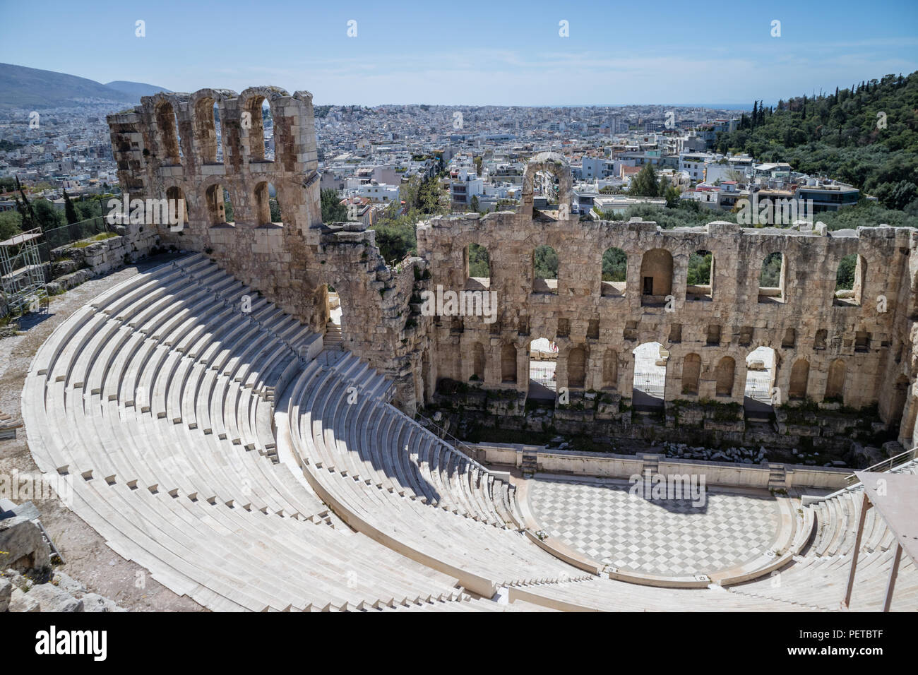 Herodes atticus roman theatre hi-res stock photography and images - Alamy