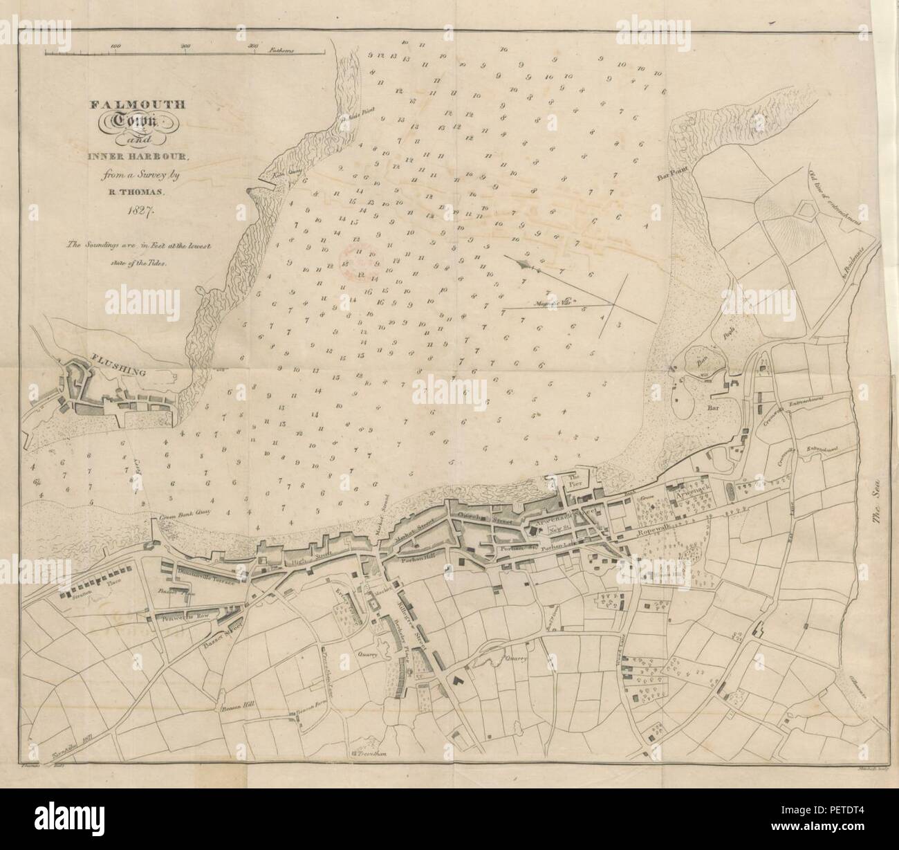 Falmouth Harbour Chart