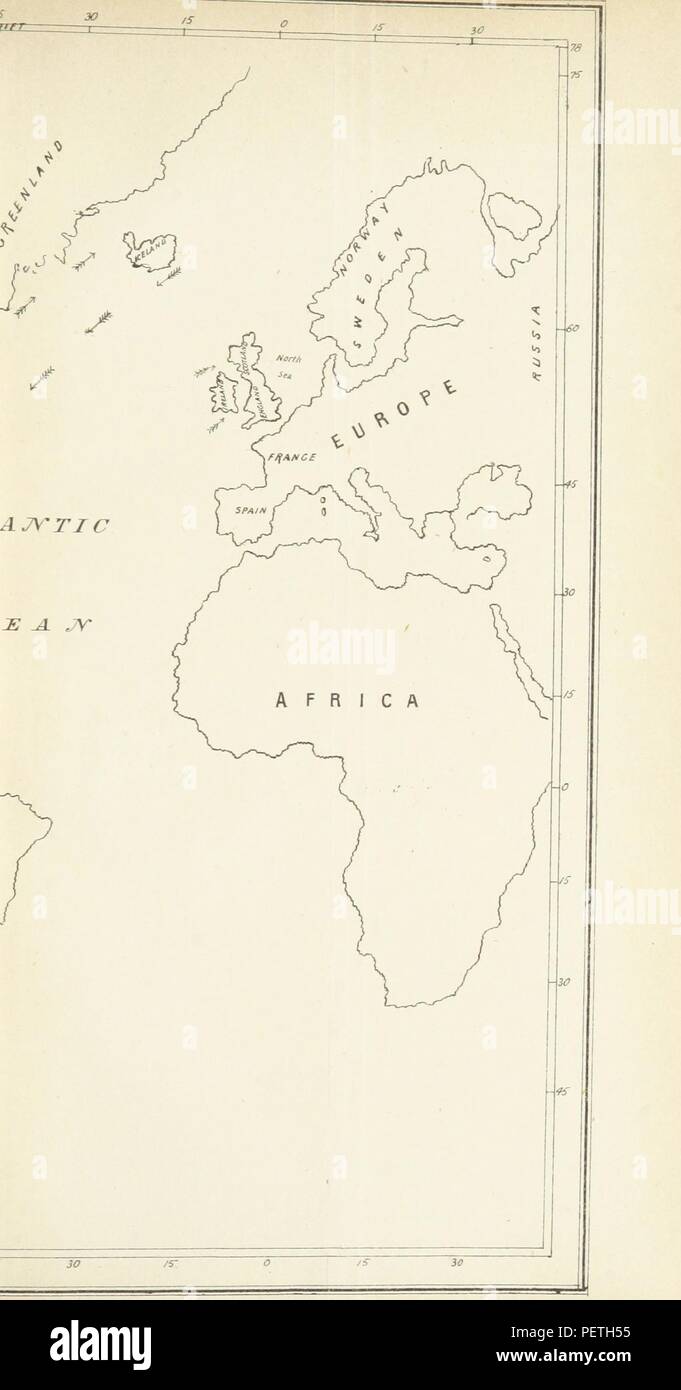Historic archive Image taken from page 35 of 'Proofs of the probable cause and recent date of the Boulder-Drift, connecting it with the post-tertiary period and Noachian deluge. With a map of the Gulf Stream' Stock Photo