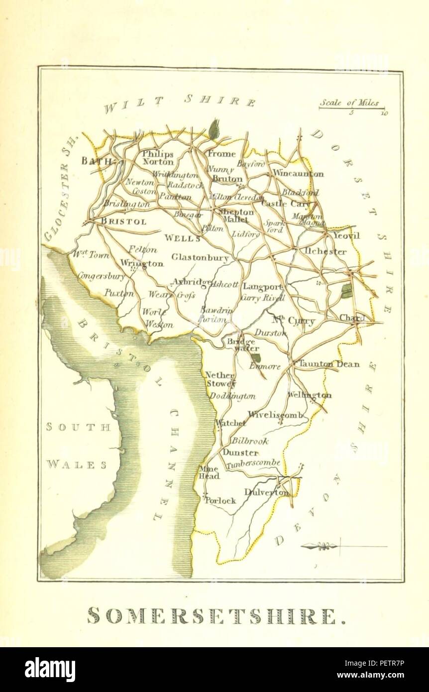 Map Archive England Historic archive Image taken from page 155 of 'The picture of England ...