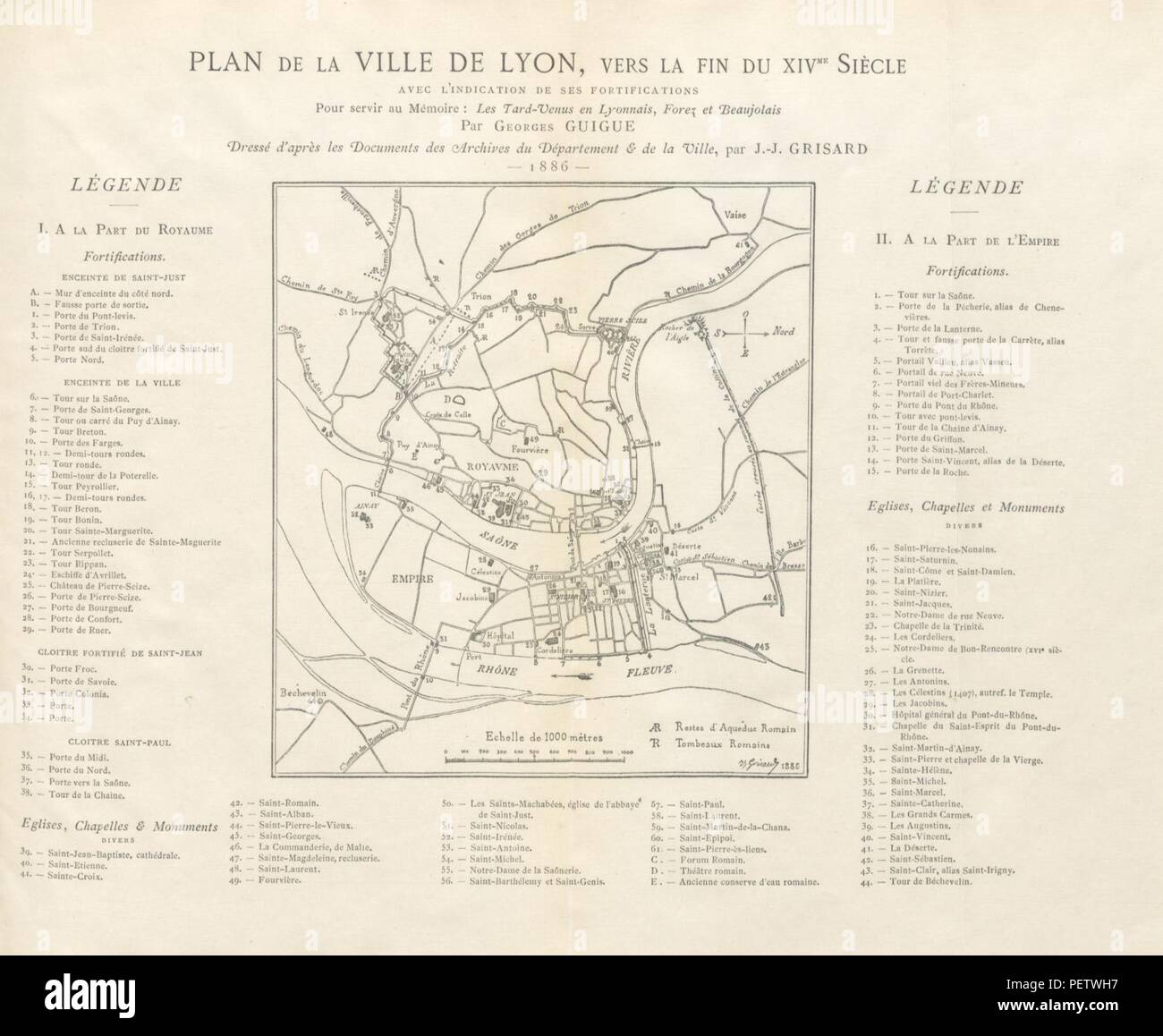 Historic archive Image taken from page 219 of 'Recits de la guerre de cent ans. Les Tard-Venus en Lyonnais, Forez et Beaujolais, 1356-1369' Stock Photo